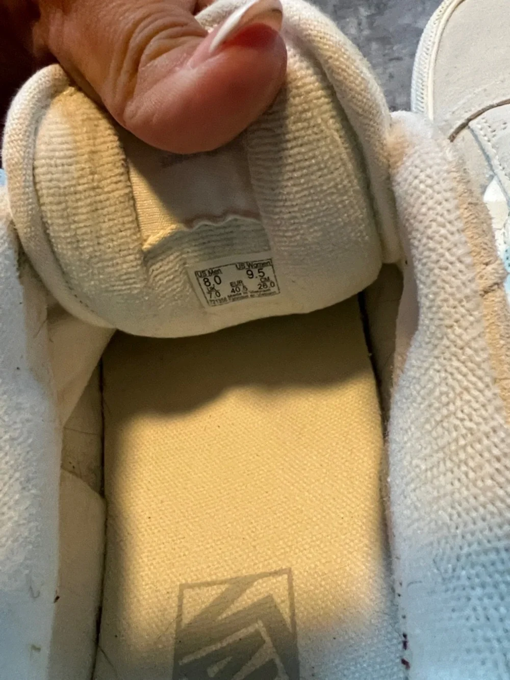 Vans Platform Low-Top Sneakers in Light Beige